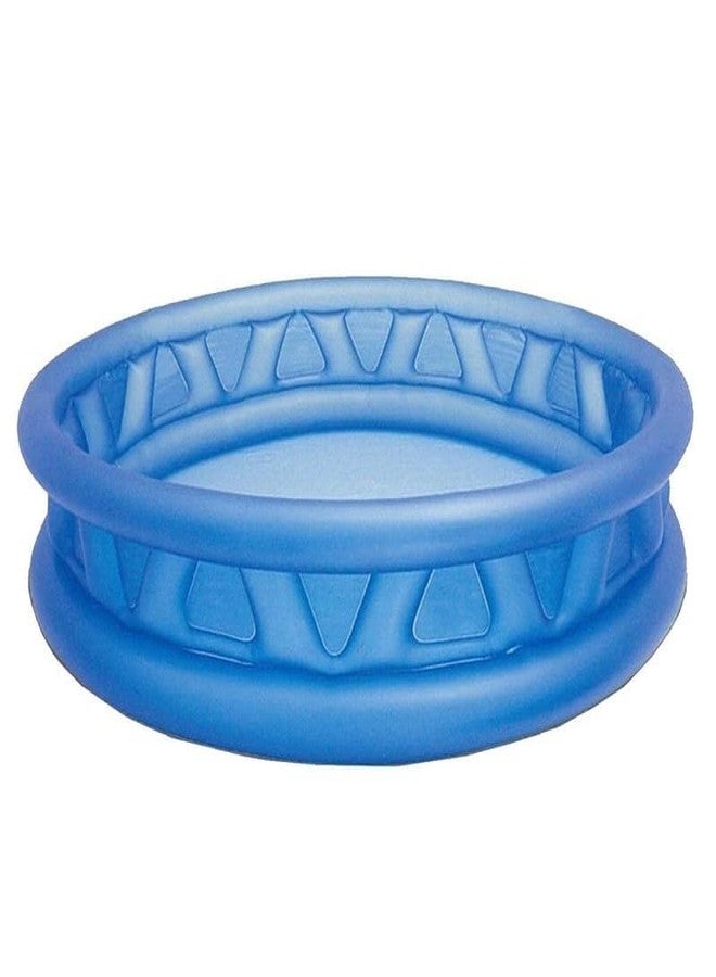 BlackZone 6 FT Round Inflatable Soft Side Pool Portable & Foldable Kids Swimming Pool Outdoor & Indoor Baby Bath Tub Water Pool for 10 Years Up Kids and Adults(6 FT Round) - Image 1
